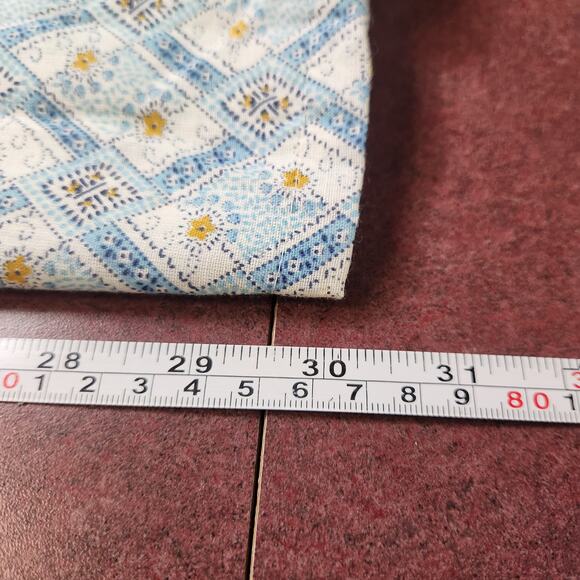 Vintage Retro JC Pennys Pajama Set Notch Collar Mens Medium No Iron Blue 70s - Picture 15 of 16